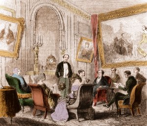 Francois Rene de Chateaubriand (1768-1848), francouzský spisovatel a politik, čte „Memoires d