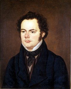 Franz Schubert (1797 - 1828), portrétní malba zachovaná ve Společnosti přátel hudby ve Vídni. od Unknown artist