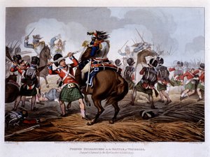 Francouzští curassiers u Waterloo – v „“ Historické, vojenské a námořní anekdoty a incidenty, které dorazily do náruče Velké Británie a jejich spojenců a skončily ve Waterloo“ – Edward Orme, nemocný. od Fry, Londýn od Unknown artist