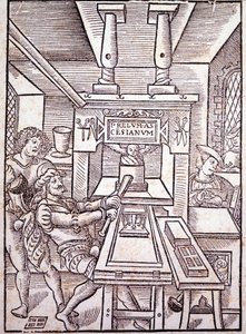 francouzský tisk. 16. století. od Unknown artist
