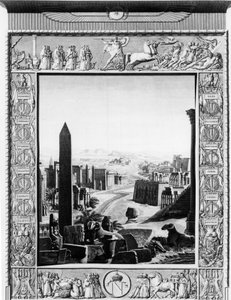 Frontispice of “” Popis Egypta”” - začátek 19. století od Unknown artist