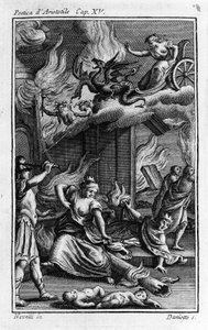 Frontispice „Poetické“ řeckého filozofa Aristotela (384-322 př.nl). 17. století od Unknown artist