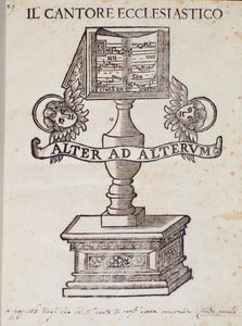 Přední dílo Il cantore ecclesiastico od Giuseppe Frezza dalle Grotte od Unknown artist