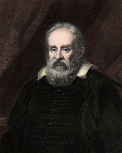Galileo Galilei (Galilee) 1564-1642 - rytina - 19. stol. od Unknown artist