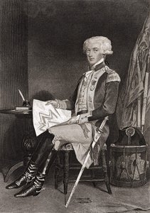 Generál La Fayette (Lafayette) (1757-1834). od Unknown artist