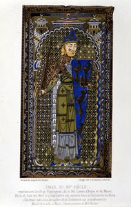 Geoffroy Plantagenet - smalt od Unknown artist
