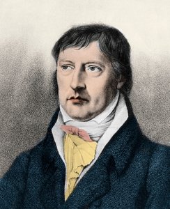 Georg Wilhelm Friedrich Hegel (1770-1831) anglický filozof, rytina c1825 od Unknown artist
