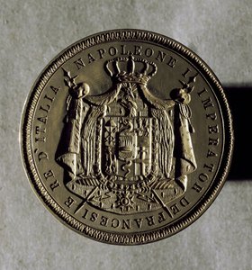 Zlatá pečeť Italského království v dobách Napoleona I od Unknown artist