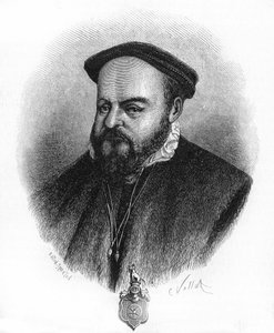 Gotz von Berlichingen nebo Gottfried von Berlichingen, dit Gotz se železnou rukou, anglicky Gotz „“ Main de Fer““ německý rytíř (1480 a 1562). od Unknown artist