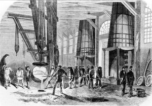 Slévárna Grenelle v roce 1885. od Unknown artist