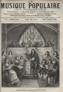 Händel dirigující jedno ze svých oratorií – George Frederick Händel (Georg Friedrich Handel od Unknown artist