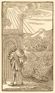 Ten, kdo vstoupí, musí nejprve, aniž by Stand zaklepal na bránu… od Poutníků Pokrok z tohoto světa k tomu, co přijde John Bunyan (1628-1688) Poutník dosáhne vchodu do od Unknown