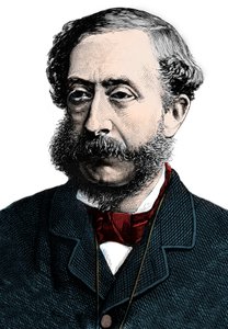 Henry Howard Molyneux Herbert, 4. hrabě z Carnarvonu (1831-1890) - Portrét Henryho Herberta, 4. hrabě z Carnarvonu (1831-1890) - Rytina od Unknown artist