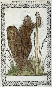 Homme sauvage – v „“Habits et effigies”” od Jeana Sluperiuse od Unknown artist