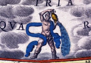 Horoskop: znamení zvěrokruhu, Vodnář. od Unknown artist