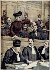 Případ Humbert: proces s Therese Humbertovou (1856-1918), zastoupenou francouzským podvodníkem, který se vydával za dědictví po americkém milionáři. 1903 Soukromá sbírka od Unknown artist