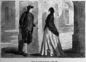 Ilustrace pro „La Chartreuse de Parma“ od Stendhala v „Le Diary du dimanche“ z roku 1872. od Unknown artist