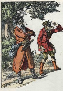 Ilustrace pohádky „Dobrá máma ovečka““. V „“ Pohádky z domova pro nejmenší““. Anonymní rytina 19. století. od Unknown artist