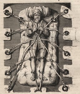 Výslech Roberta Francoise Damiense (Robert-Francois Damier od Unknown artist