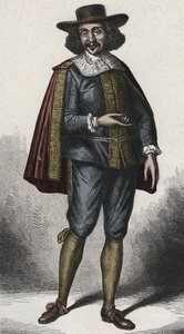 Jean Baptiste Poquelin Moliere 1622-1673 - (Jean-Baptiste Poquelin od Unknown artist