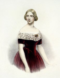 Jenny Lind (1820-1887), švédská zpěvačka v roce 1847 od Unknown artist