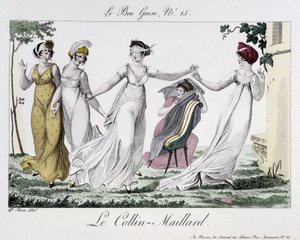 Hra Colina-Maillarda (Colin Maillard) – v žánru „“Le Bon“, n¡14, začátek 19. století od Unknown artist