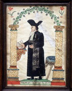 Židovské lidové umění: Reprezentace rabína od Unknown artist