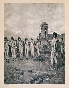 Joachim Murat (1767-1815), marechal Francie, král Neapole, zastřelen 13. 10. 1815 v Kalábrii Dobové tisky. od Unknown artist