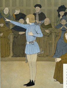 Johanka z Arku přísahala u soudu - Maurice Boutet de Monvel od Unknown artist