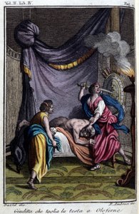 Judita usekne Holofernovi hlavu. od Unknown Artist