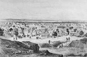 Město Kano, Nigérie od Unknown artist