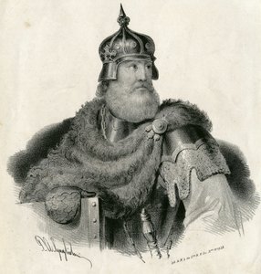Kestutis - velkovévoda litevský a vévoda z Trakai 1297-1382 od Unknown artist