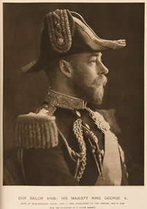 Král Jiří V., asi 1903 od Unknown Artist