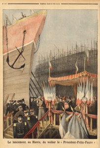 Start plachetnice „President Felix Faure“ 3. února v Le Havre, sponzorovaný Lucií Faure, dcerou hlavy státu a Louisem Brindeauem, starostou Le Havre; je to první ze série plachetnic se 4 karimatkami, které byly postaveny v Le Havre od roku 1896 od Unknown artist