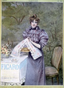 Králův dort od Frédérica Valleta - v „“Figaro Illustré“, leden 1897 od Unknown artist