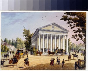 Letní divadlo na Kamenném ostrově v Petrohradě (Album Marie Taglioni od Unknown artist