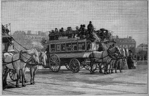 Les Omnibus de Paris v 19. století: l