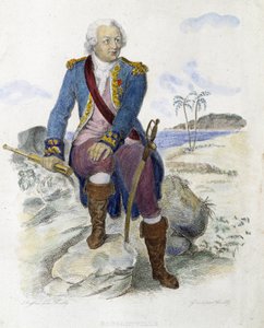 Louis Antoine, hrabě z Bougainville (1729-1811), francouzský mořeplavec. - v „“The French Plutarch”” od Mennecheta od Unknown artist