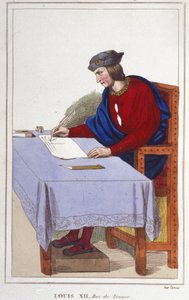 Louis XII (1462-1515), král Francie, rytina z roku 1830 od Unknown artist