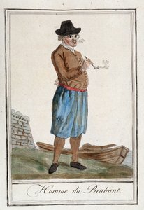Muž z Brabantska (Belgie). od Unknown artist