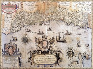 Mapa republiky genů od Unknown artist
