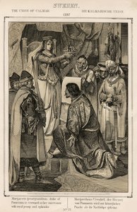 Margaret 1 z Dánska, Norska a Švédska (1353-1412) - Union of Kalmar (Calmar) 1397 - Union of Kalmar od Anonymous od Unknown artist