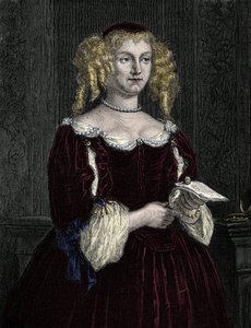 Marie de Rabutin-Chantal (Rabutin Chantal), markýza ze Sevigne známá jako Madame de Sevigne (1626-1696). Rytina z roku 1862 v „“The Queens of the World”” od našich prvních spisovatelů. Kniha vydaná pod vedením J. G. D. ARMENGAUDA. od Unknown artist