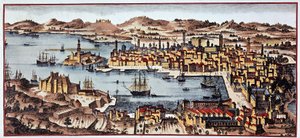 Marseille v roce 1680 - B.N. od Unknown artist