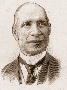 Členové Akademie Francaise v roce 1895: portrét Edouarda Herveho (1835-1899), francouzského novináře a politika. od Unknown artist