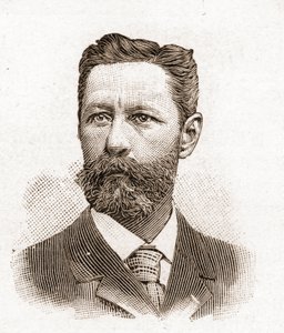 Členové Akademie Francaise v roce 1895: portrét Eugena-Melchiora (Eugene Melchior) de Vogue (1848-1910), francouzského spisovatele. od Unknown artist