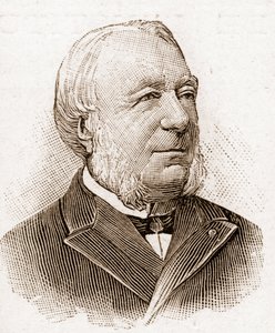 Členové Akademie Francaise v roce 1895: portrét Marie Louis Antoine Gaston Boissier (1823-1908), francouzský historik a filolog. od Unknown artist