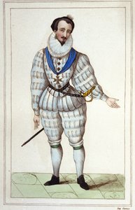 Mignon od Jindřicha III. rytina z roku 1830 od Unknown artist