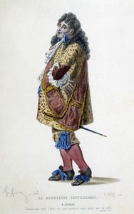 Pan Jourdain v Molièrově „Buržoazní gentleman“ od Unknown artist
