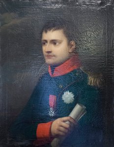 Napoleon I, Ranskan keisari ja Italian kuningas, 1800-luvun alku (öljy kankaalle) od Unknown artist